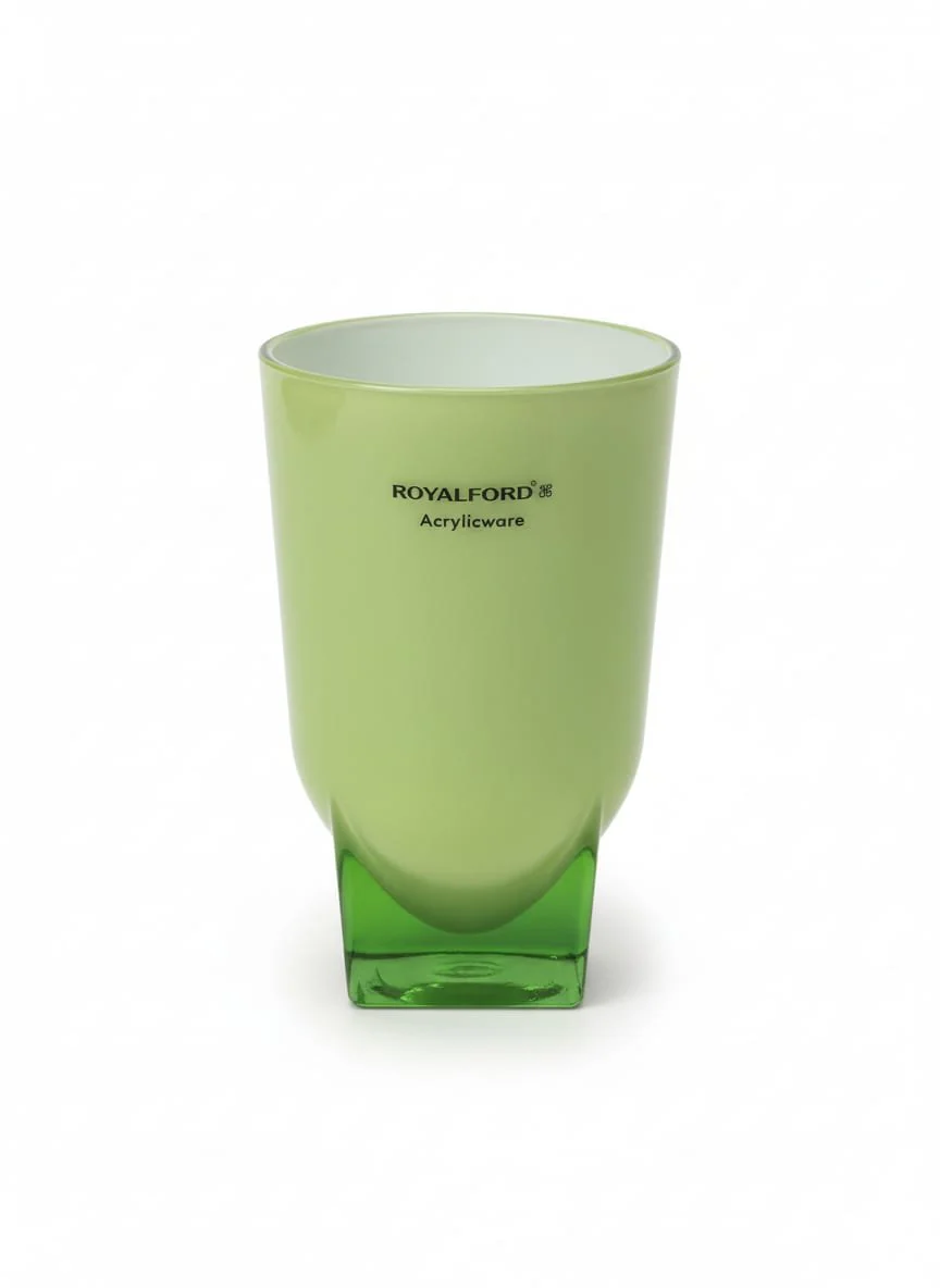 Royalford 350ml Premium Acrylic Tumbler Green Color – Strong, Elegant & Perfect for Cold Beverages - Image 2