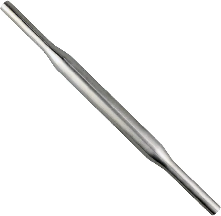 Royalford 36.5cm Stainless Steel Rolling Pin RF12274 Non-Stick for Flour Dough, Pastry Roller baking Tools 100% Food Grade Dishwasher Safe marks and Stains resistant