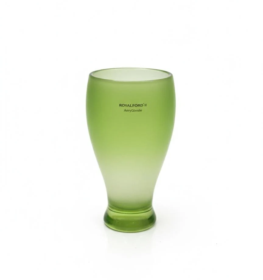 Royalford 400ml Acrylic Tumbler Green Color – Crystal Clear, Long-Lasting & Ideal for Refreshing Drinks - Image 2