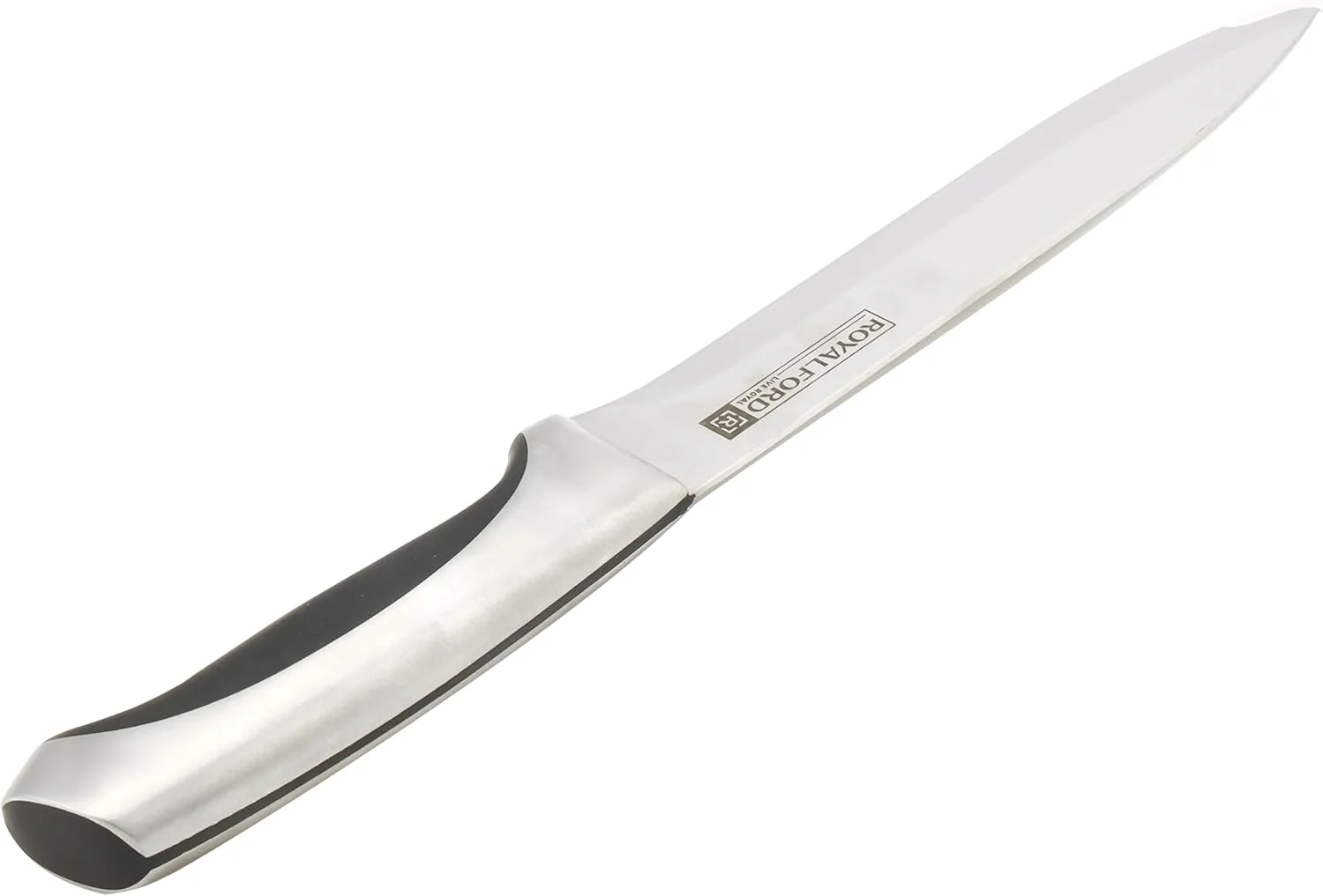 Royalford 8-Inch Slicer Knife – Ultra Sharp Stainless Steel Blade (RF1803)