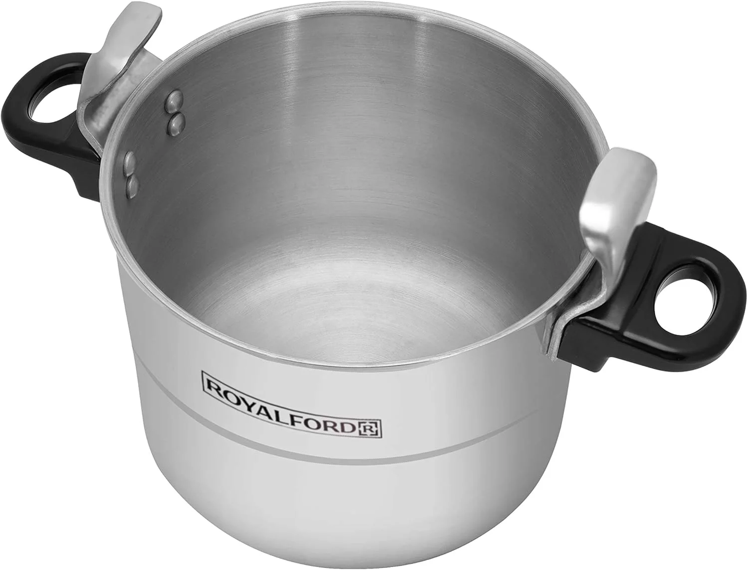 Royalford 9L Aluminium Pressure Cooker with Safety Valve – RF359PC9 - Image 4