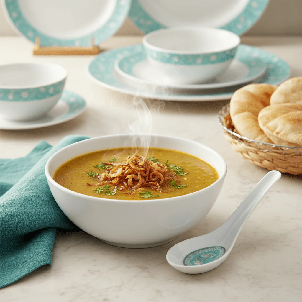 Royalford Blue Accent Melamine Soup Spoon – Standard Size 12.5cm - Image 2
