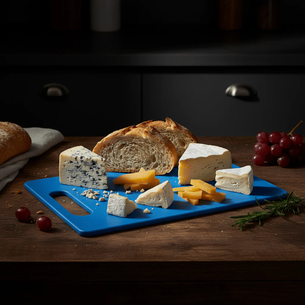 Royalford Professional Blue Polymer Cutting Board | 29.5 x 19.5 cm | BPA-Free | Non-Slip | Easy Clean | Durable Kitchen Chopping Board - Image 4