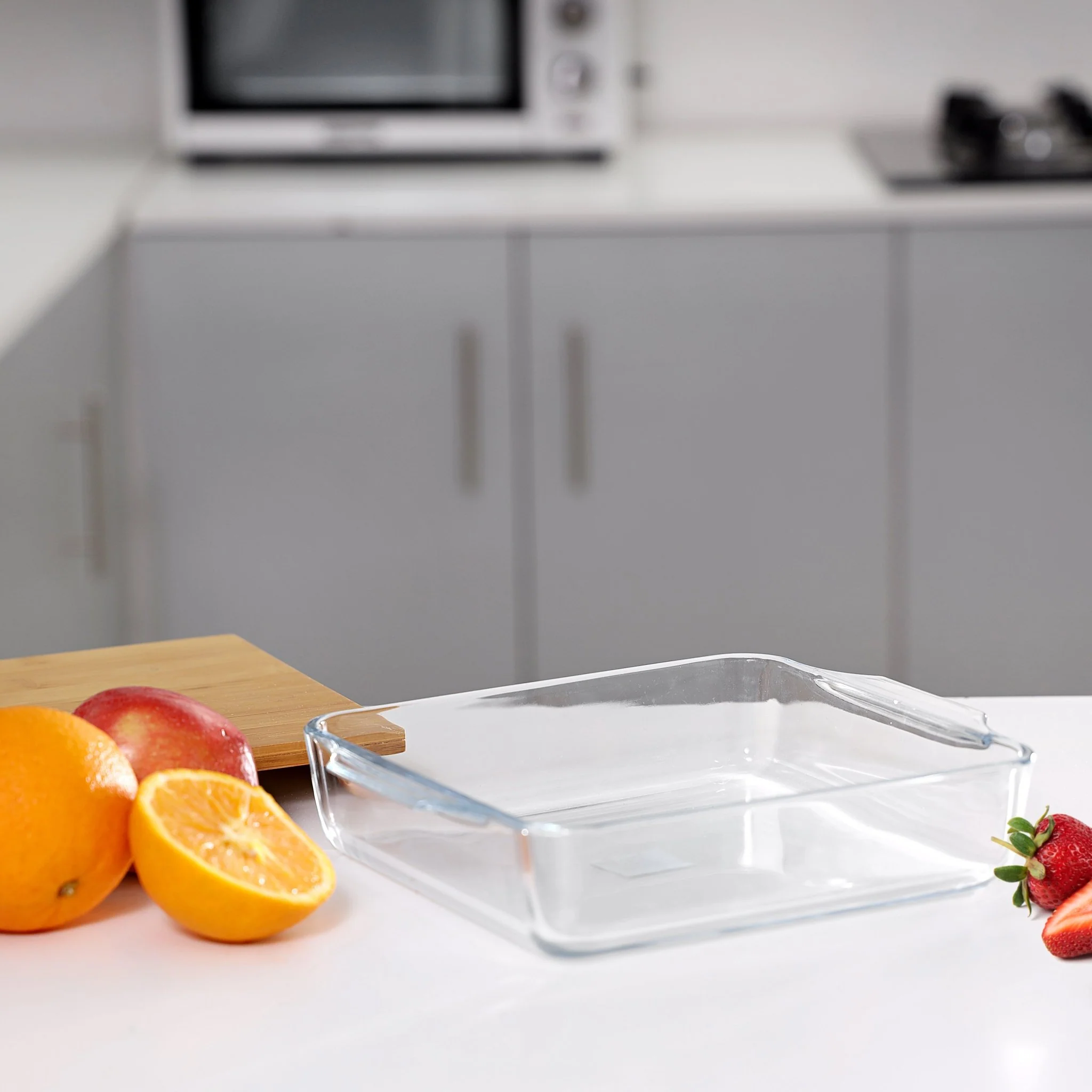 ROYALFORD Borosilicate Glass Square Baking Tray/Roaster 1.5 Liter, 243mm*201mm*52mm- RF 8807 - Image 3