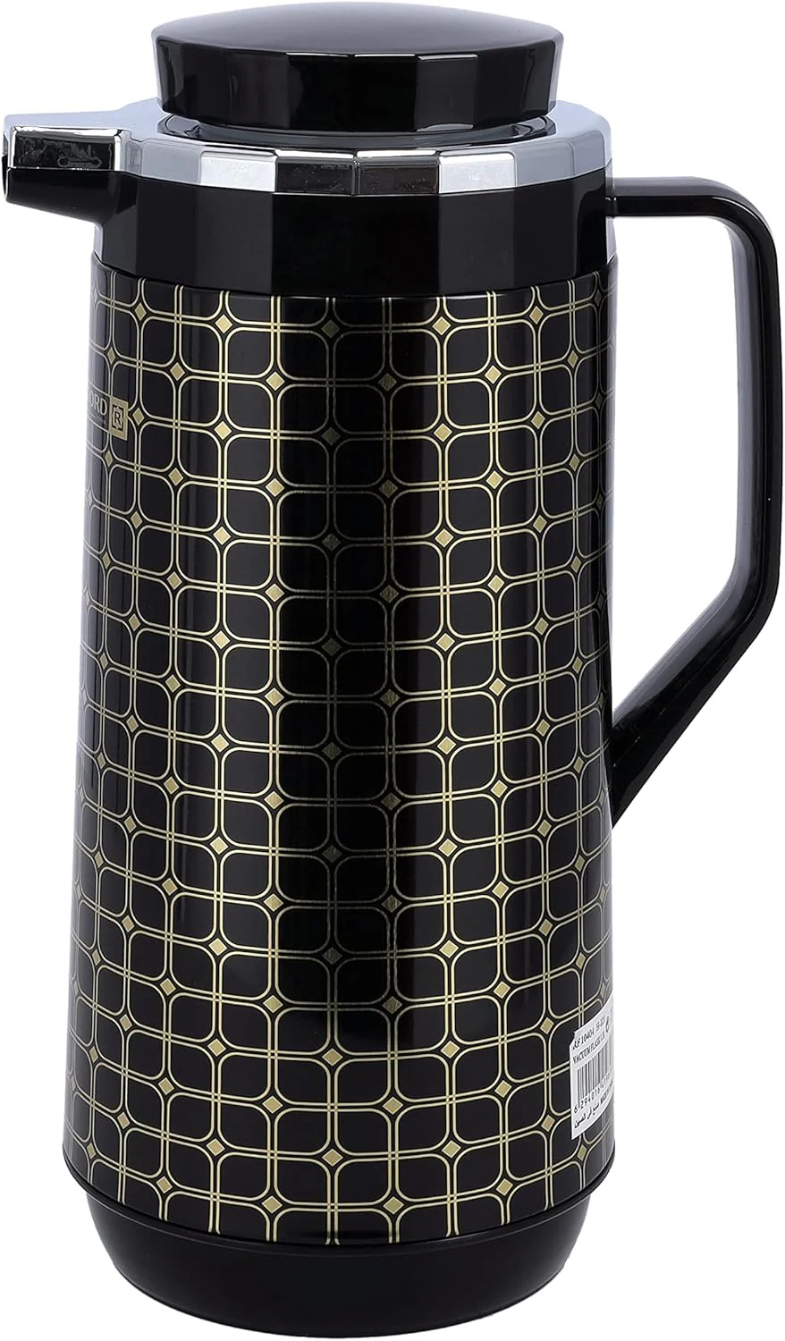 Royalford Double Wall Vaccum Flask 1 Liter, Asbestos Free, Pink Glass inner, Strong & Durable Design, Portable & Leak Resistant- RF10403