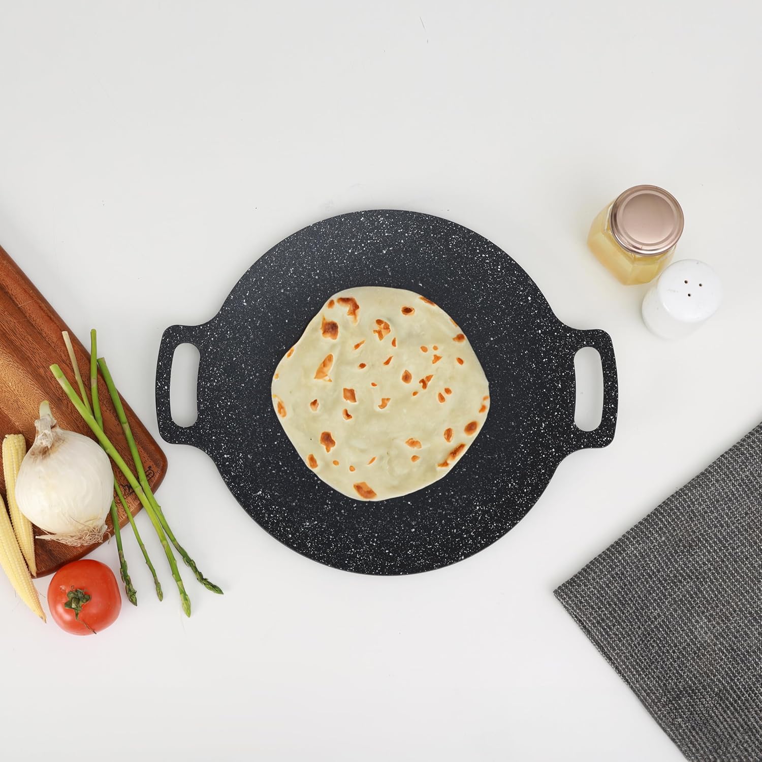 Royalford Granite Coated Aluminium Deep Tawa 30cm, Induction Campatible, RF12506 - Image 5