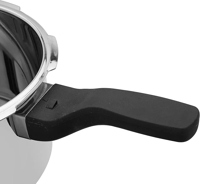 Royalford RF10184 3.0Ltr Stainless Steel Pressure Cooker - Portable Cool Touch Handle With Steam Vent Ideal For Rice, Meat, & More, Multi - Image 4