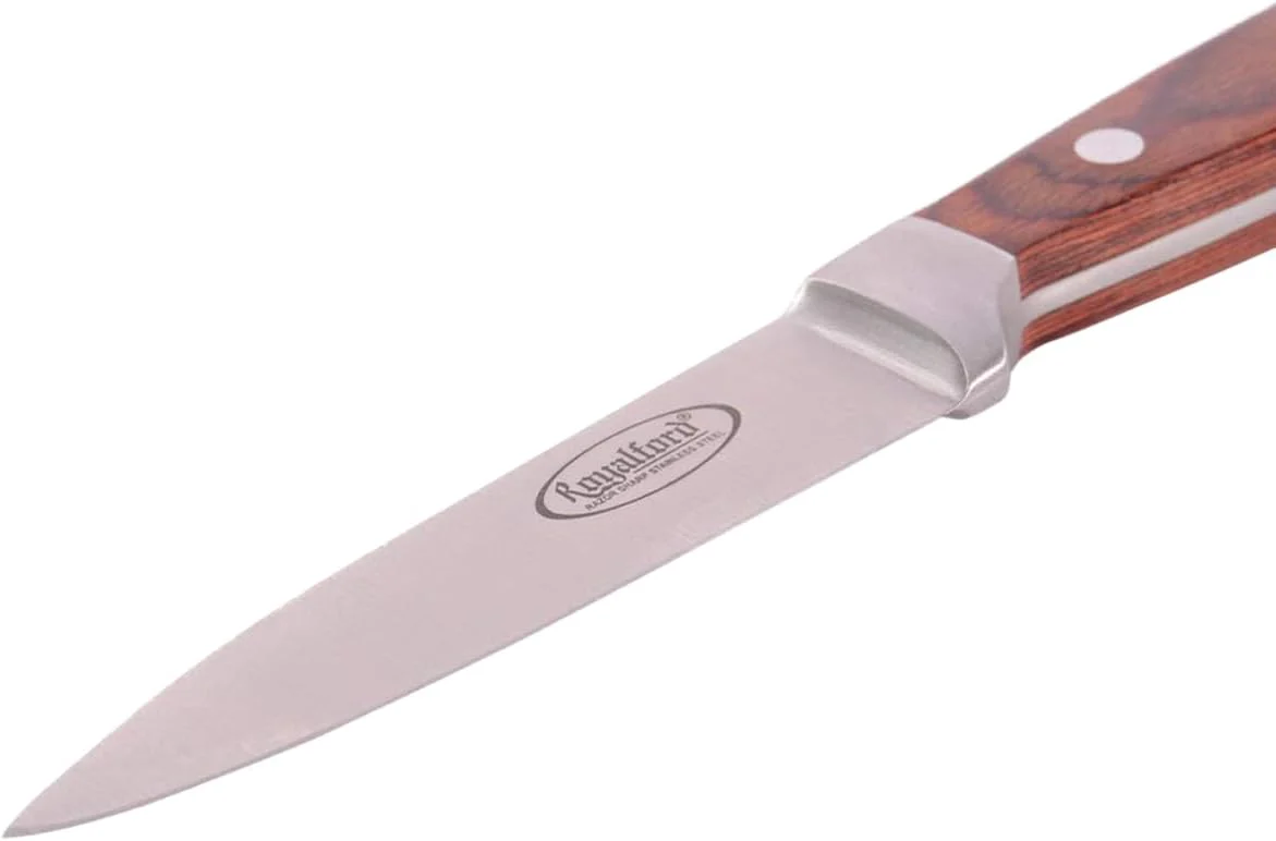 Royalford RF4113 3.5 Utility Knife All Purpose Small Kitchen Knife - Ultra Sharp Stainless Steel Blade Cooking Knife with Ergonomic Handle, Chef Knife, Suitable for Home and Restaurant - Image 3