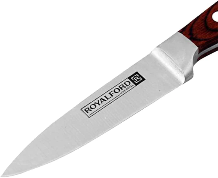 Royalford RF4113 3.5 Utility Knife All Purpose Small Kitchen Knife - Ultra Sharp Stainless Steel Blade Cooking Knife with Ergonomic Handle, Chef Knife, Suitable for Home and Restaurant - Image 4