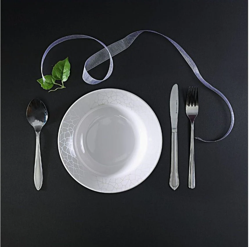 Royalford RF4491 Melamine White Pearl Deep Plate-20CM-White - Image 4