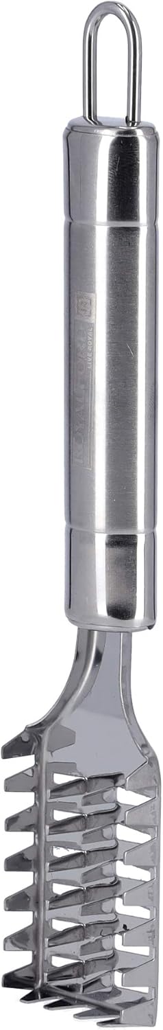Royalford Rf9864 Fish Knives Scraper - Scaler Remover With Stainless Steel Saw-Tooth, Ergonomic Design Handle For Firm Grip, Easily Remove Scales, Cleaning Brush Kitchen Tool - Image 2