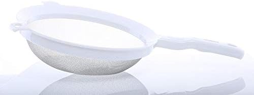 Royalford Stainless Steel - Sifters & Strainer-8cmX17cm-White - Image 3