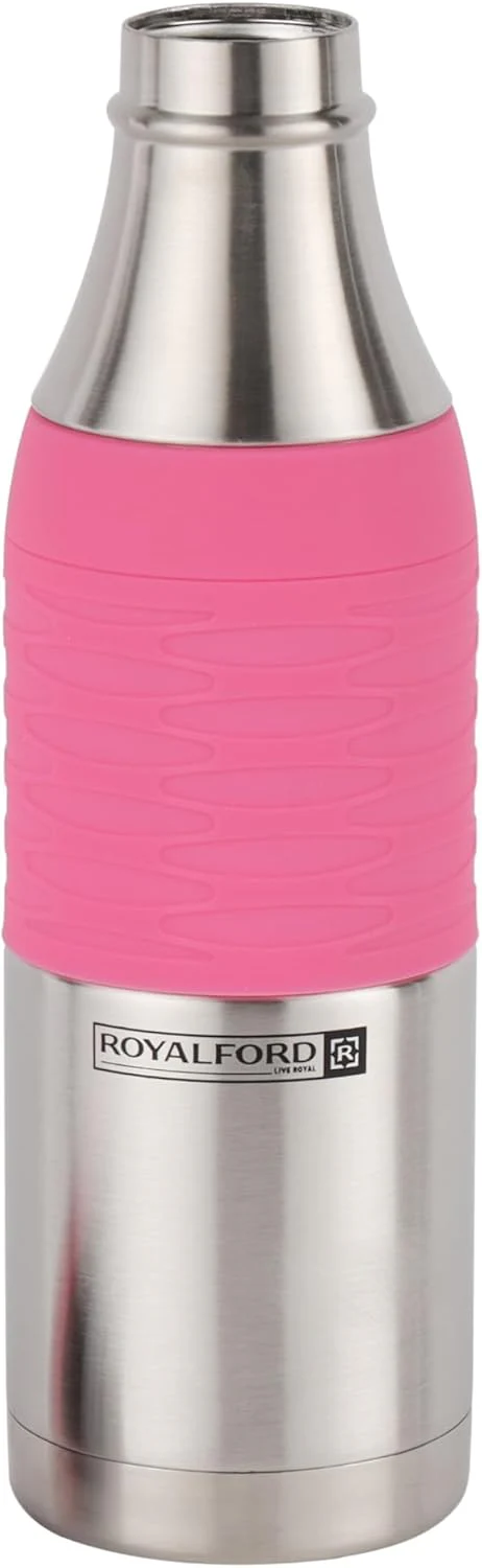 Royalford Stainless Steel Vacuum Bottle RF12326 Preserves the Flavor and Freshness, Unbreakable Portable, Leak-Resistant and Light-Weight Suitable for Indoor and Outdoor Use-600ML - Image 3