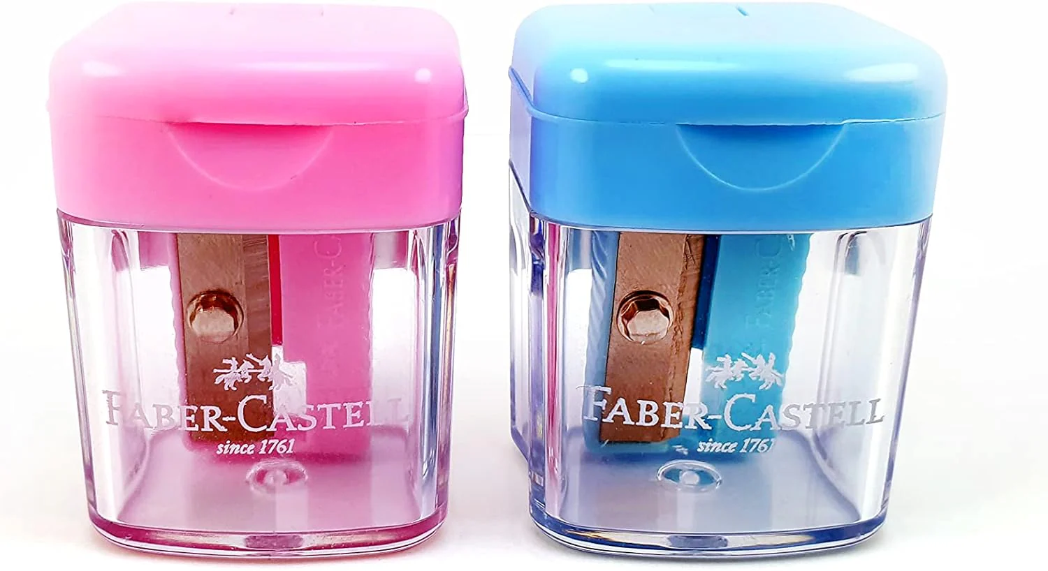 Faber-Castell Minibox Sharpener – 4pc Pastel Colours Set - Image 2