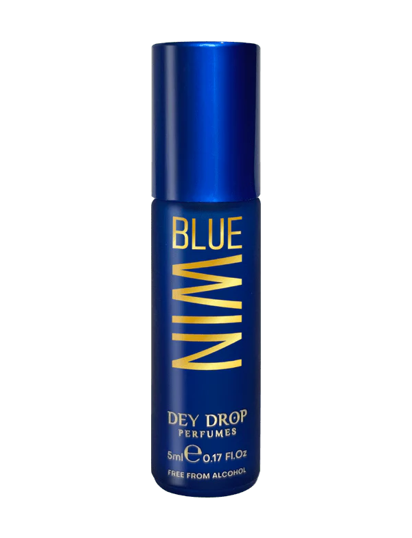 Dey Drop Blue Win Concentrated Roll-On Perfume 5ml - Image 2