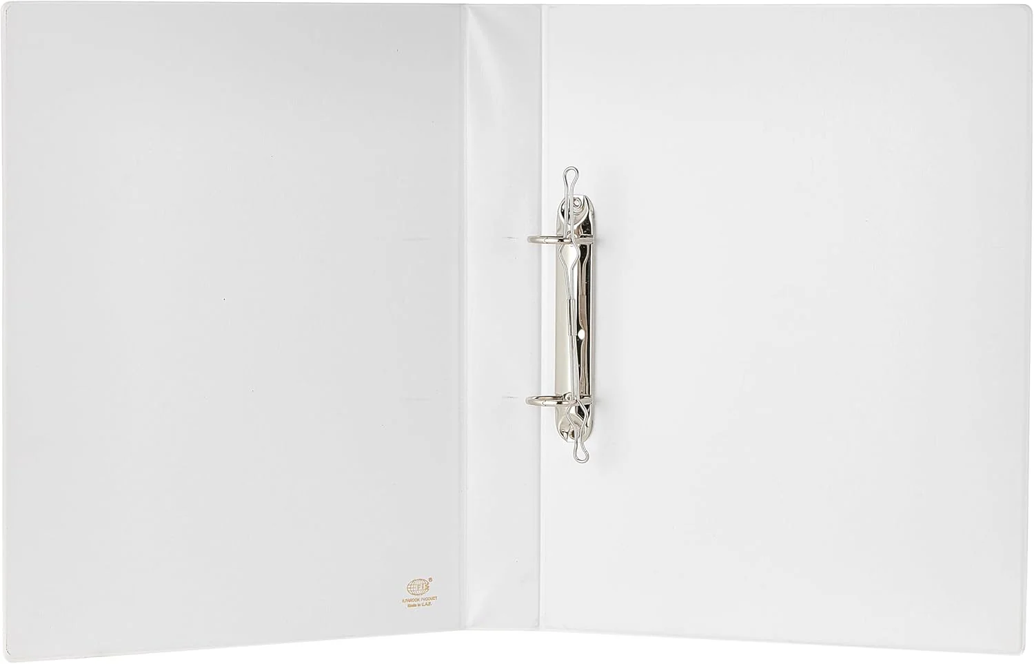 FIS FSBD225DPB A4 Presentation Ring Binder – 2D Ring, 25mm, White (225 Sheet Capacity) - Image 2