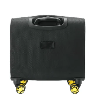 Senator KH101 17-Inch Premium Water-Resistant Pilot Bag with 4 Double Spinner Wheels & Safe Zippers – Black - Image 5