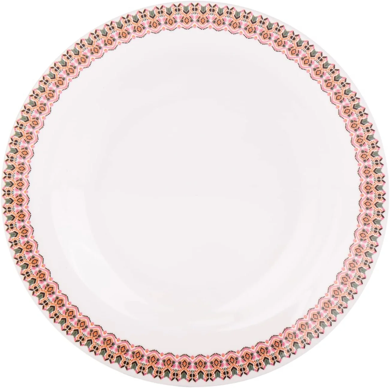 Servewell Amber Melamine Round Soup Plate-23CM