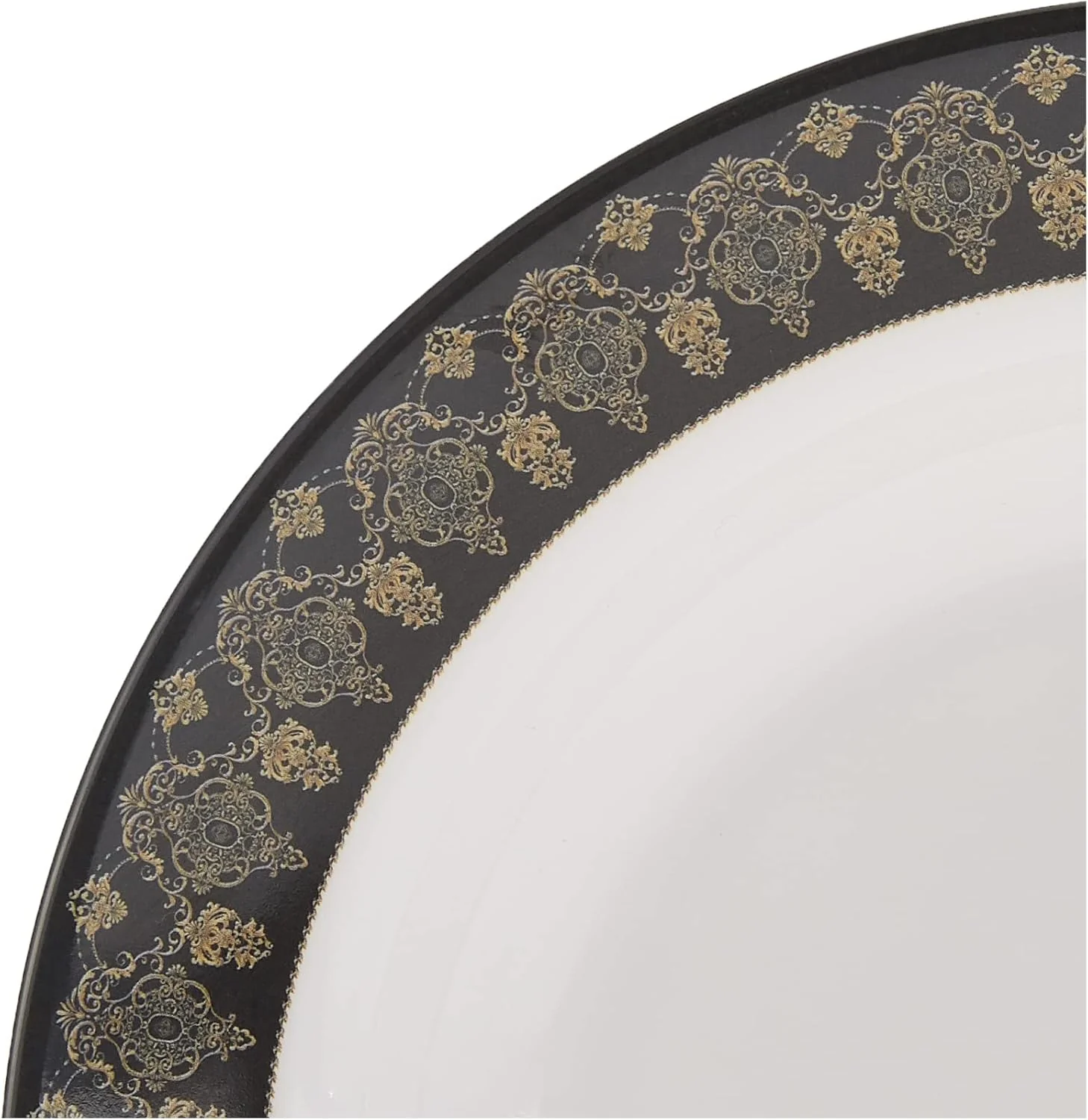 Servewell Henna Melamine Round Rim Soup Plate-23CM - Image 3