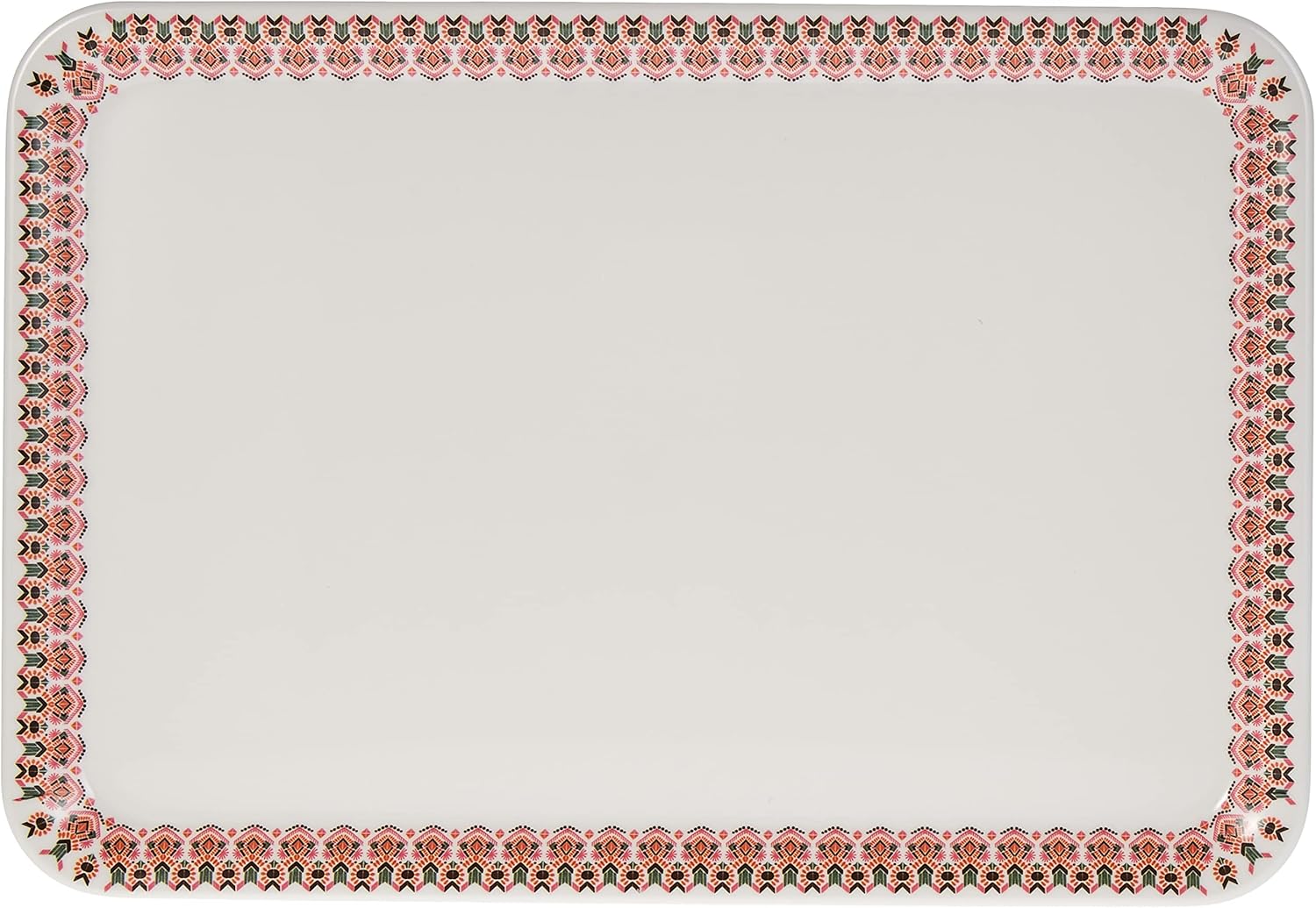 Servewell Melamine Amber Comfort Tray 35x24cm-White