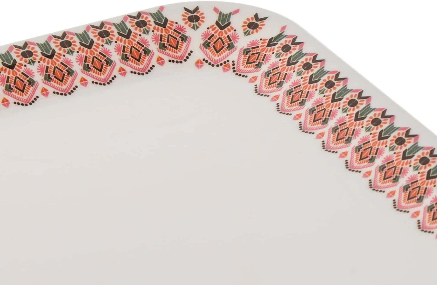 Servewell Melamine Amber Comfort Tray 35x24cm-White - Image 4