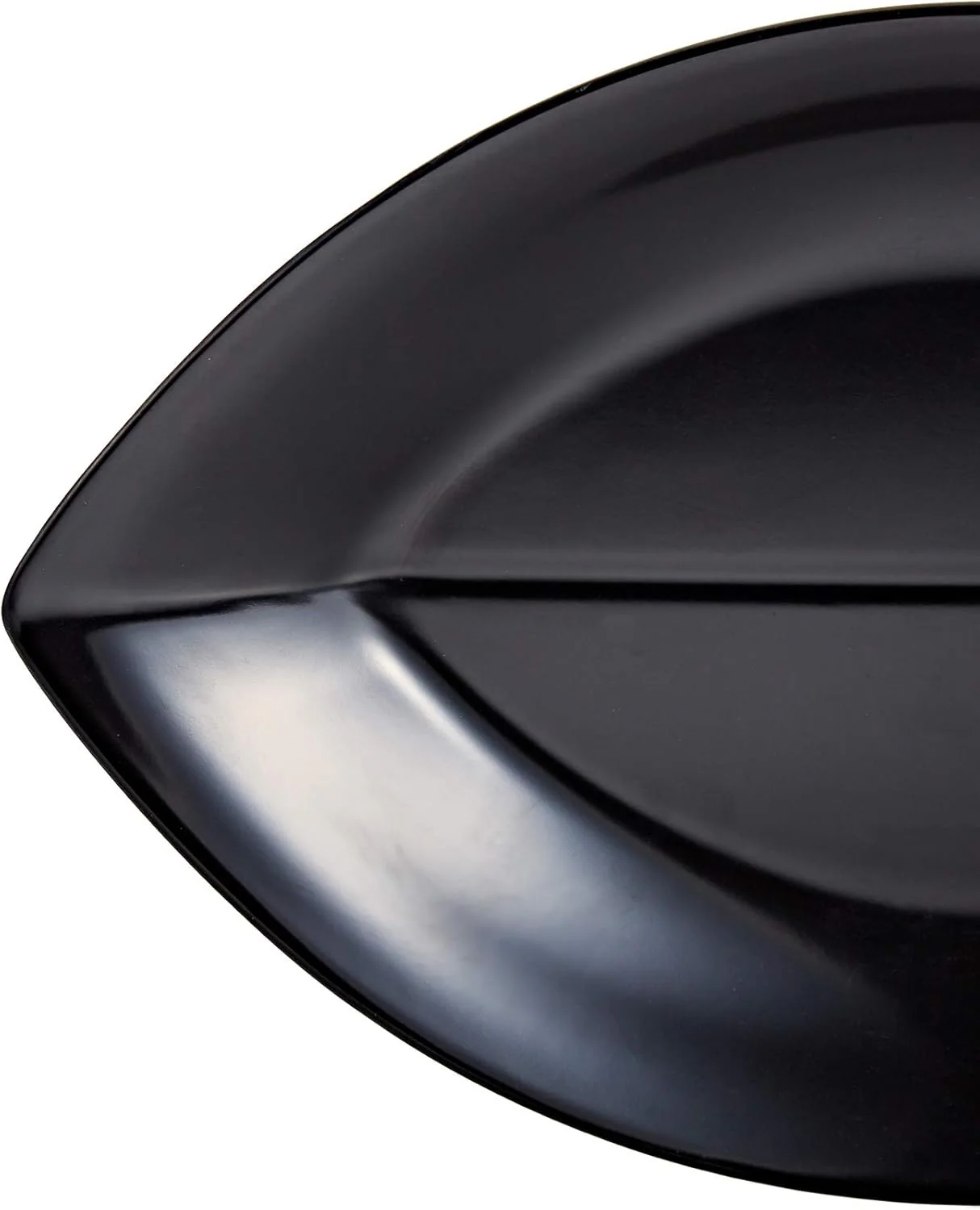 Servewell Melamine Boat Plate-(28cmX18cm)Black - Image 3