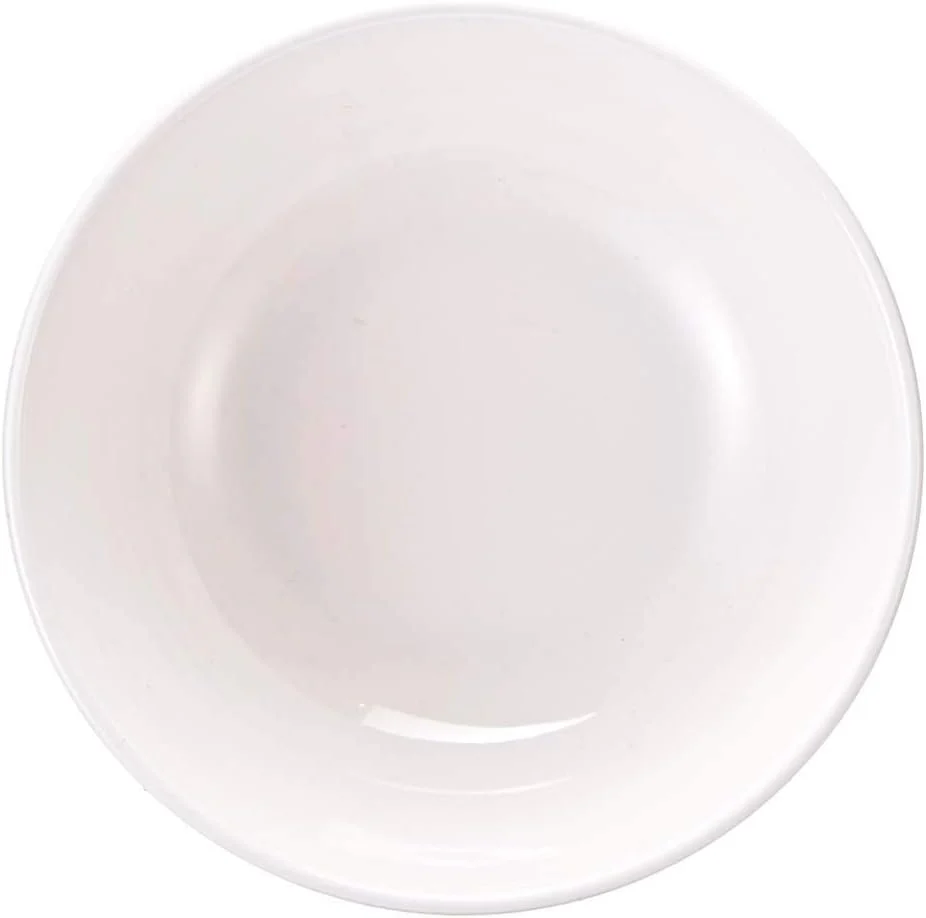 Servewell Melamine Soup,Rice Bowl Golden Leaves-11.5CM-White&Golden - Image 2