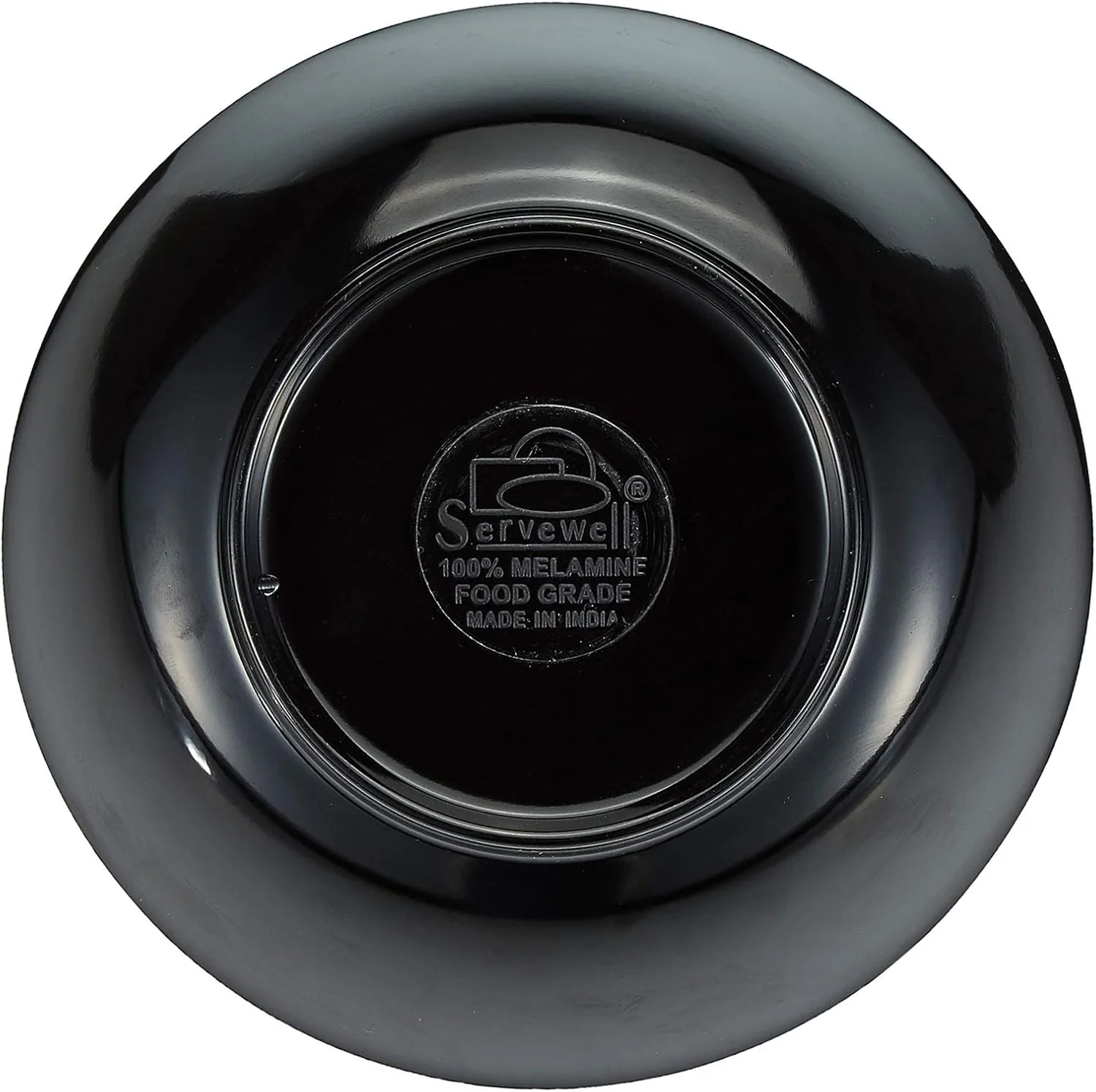 Servewell Melamine Round Serving Bowl-15CM-Black - Image 3