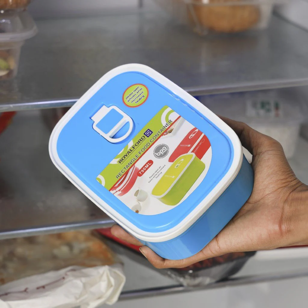 Royalford RF7222 790ml Rectangle Food Container – Leak-Proof & Airtight Lid Rectangular Food Storage Container – Highly Durable, Non-Toxic – Dishwasher, Freezer Safe | Ideal for Children, Men & Women - Image 4