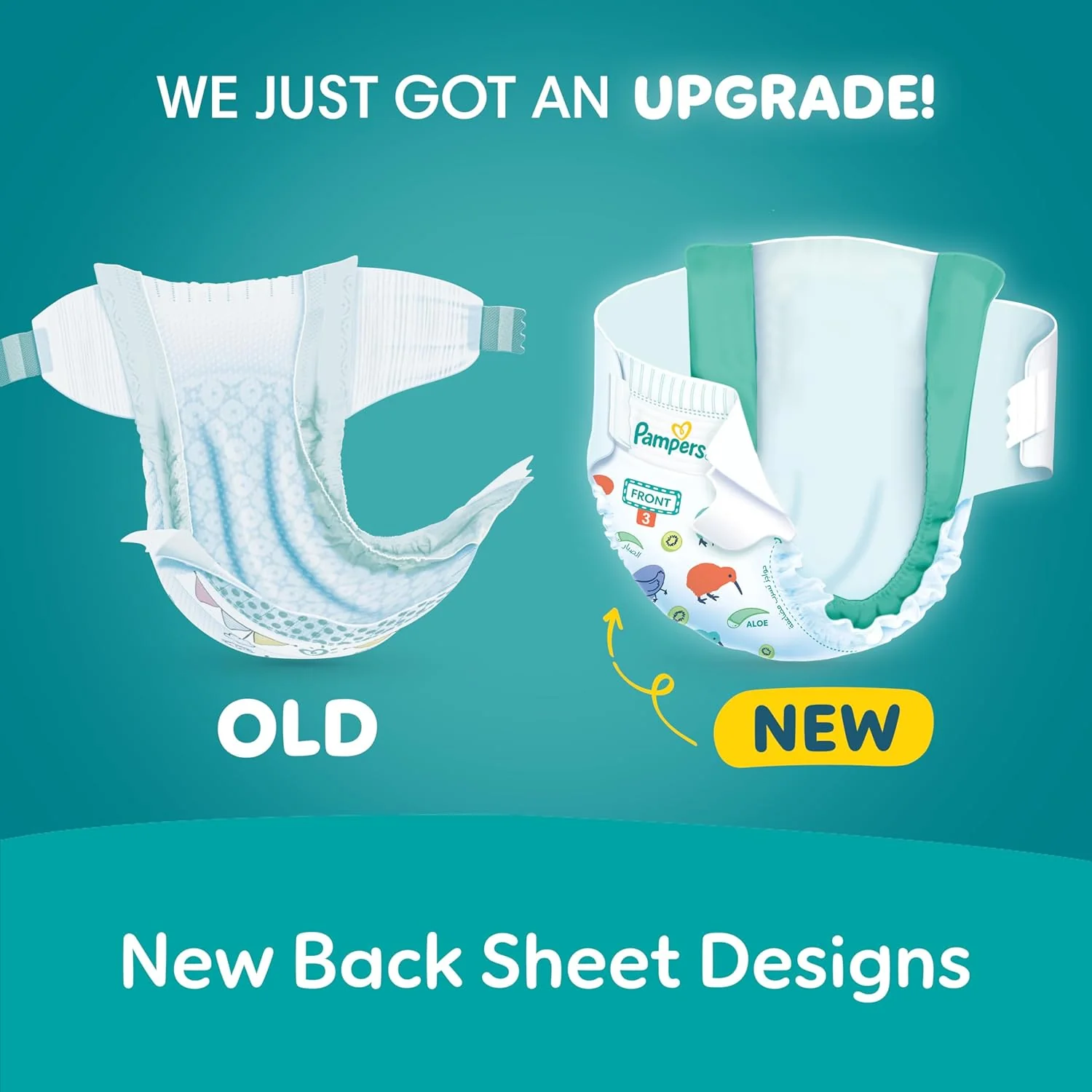 Pampers Rash Protection, Size 4, 9-14 kg, Carry Pack, 16 Diapers - Image 7