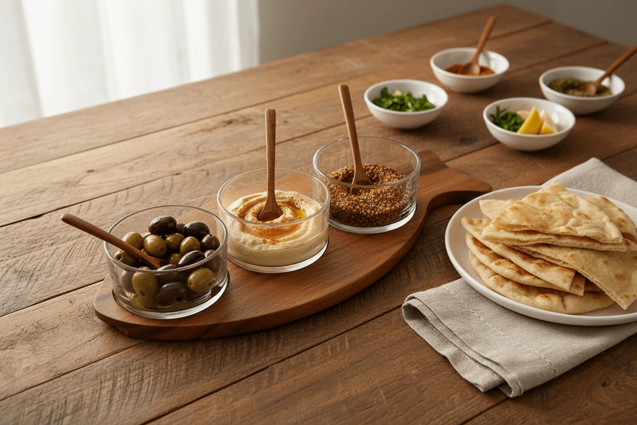 Billi Fish-Shaped Acacia Wood Condiment Set – 3 Glass Bowls & 3 Wooden Spoons - Image 5