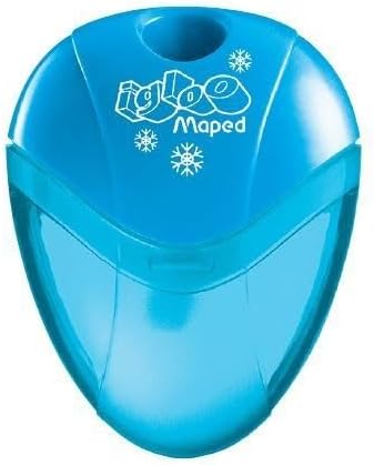 Maped Igloo 1-Hole Pencil Sharpener – Pack of 4 (Assorted Colors) - Image 2
