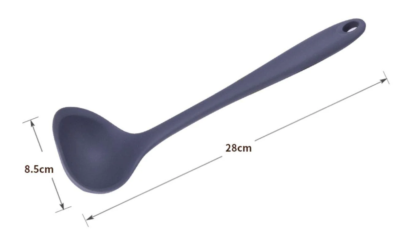 Silicone Heat-Resistant Soup Ladle, 29.5 cm x 8.5 cm Size - Image 2