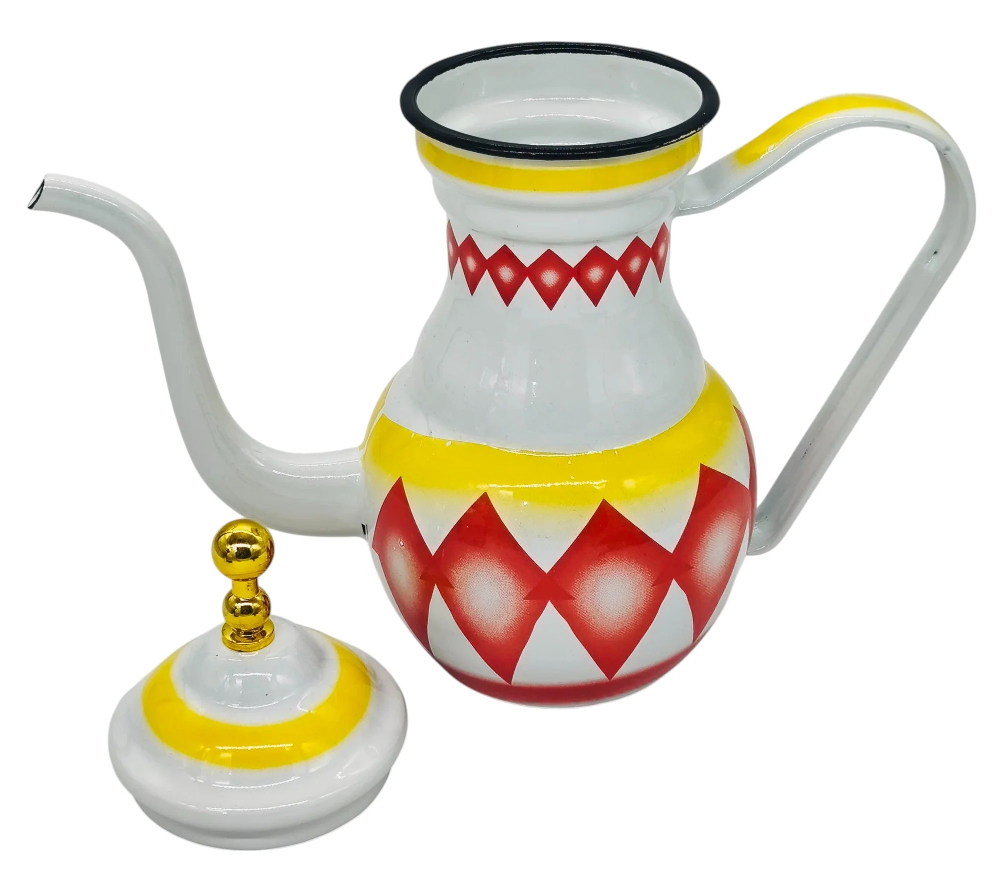 SIMBA Enamel Kettle 750ml, Red - Image 2
