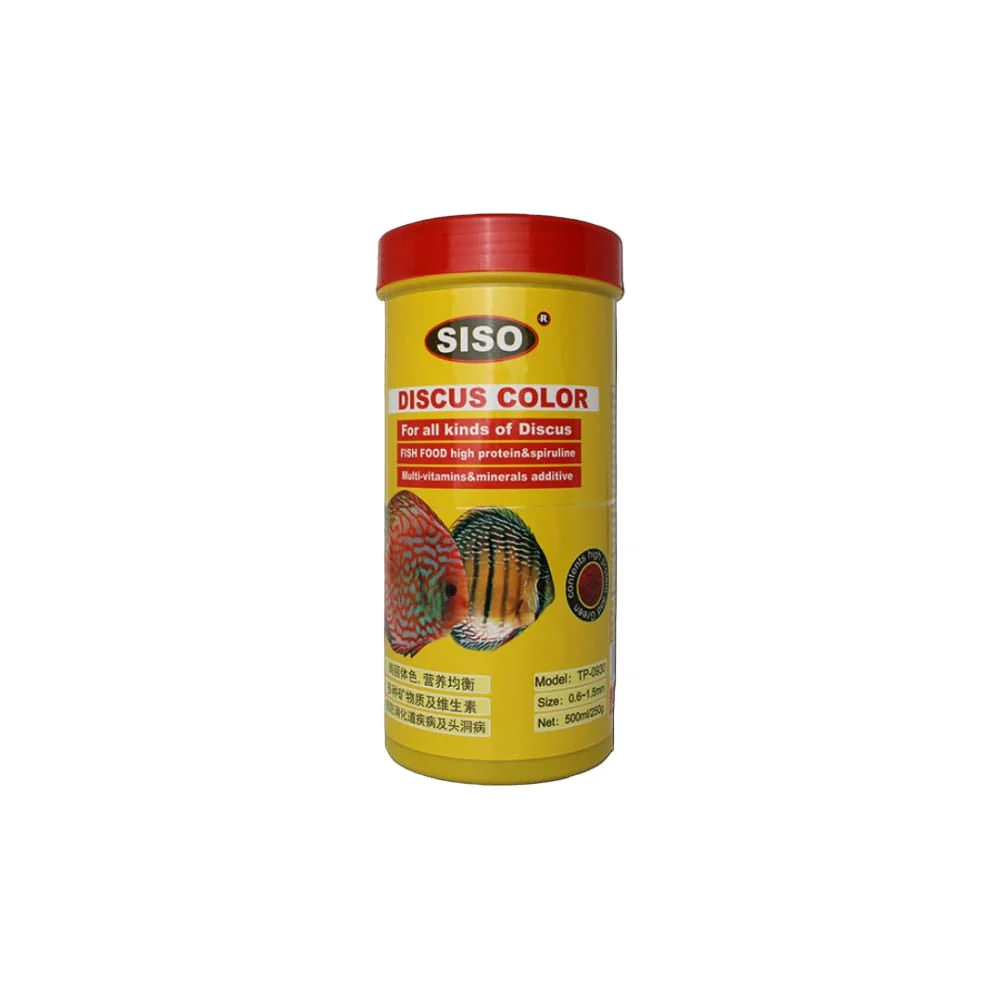 SISO Discus Fish Food Bits – Advanced Color Enhancing Formula for Bright & Vibrant Aquarium Fish, Premium Quality Nutritional Feed for Daily Care