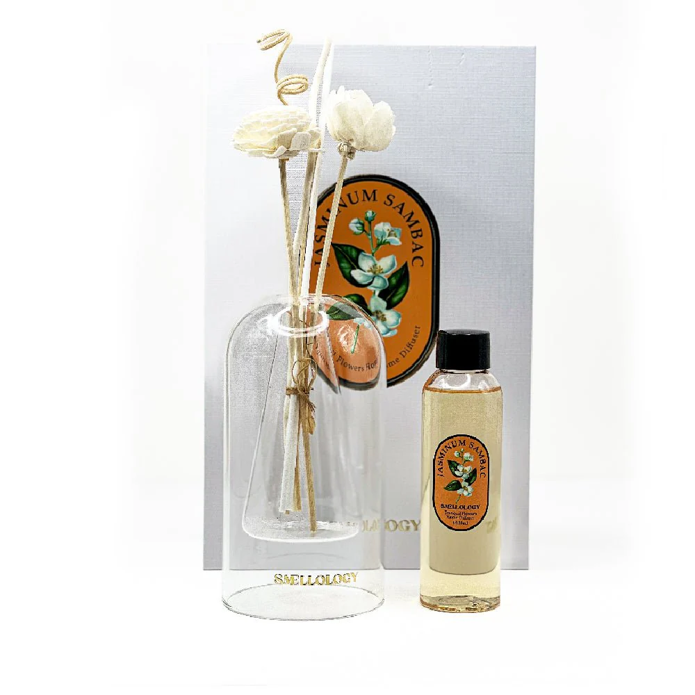 SMELLOLOGY  Tranquil Flower Flowers Home Diffuser- Jasminum Sambac 120ml