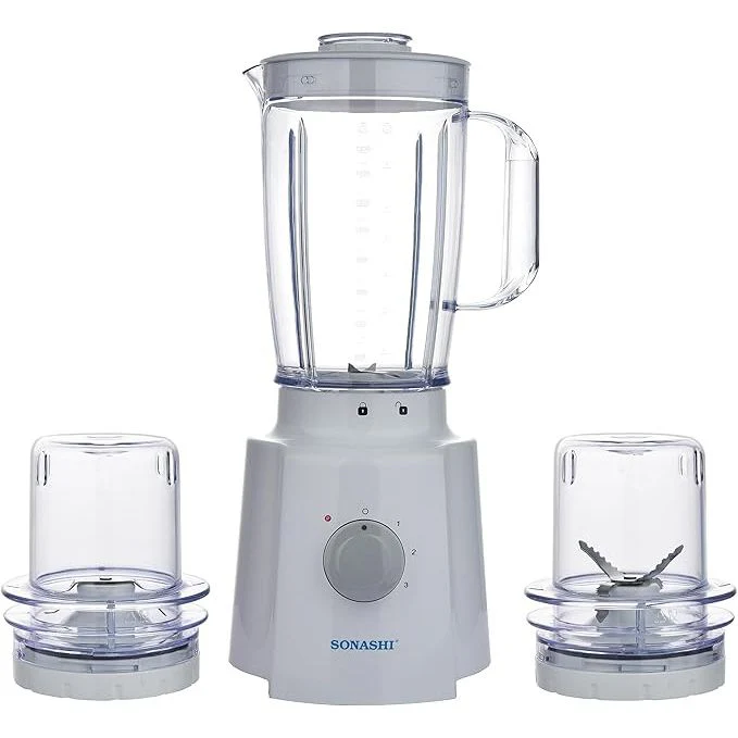 SONASHI 3 in 1 Blender SB-133 Ð 3 Speed, 650W Countertop Blender Mixer Grinder with Overheating Protection, 1.5L Unbreakable Jar, Mincing Cup, Grinding Cup | Kitchen Appliances - Image 6