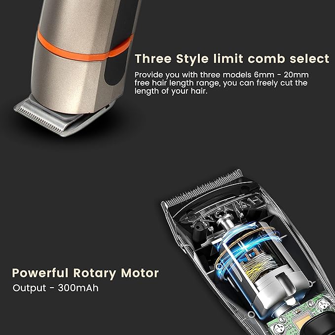 SONASHI 7 in 1 Rechargeable Hair Clipper Set- SHC-1014U - Image 2