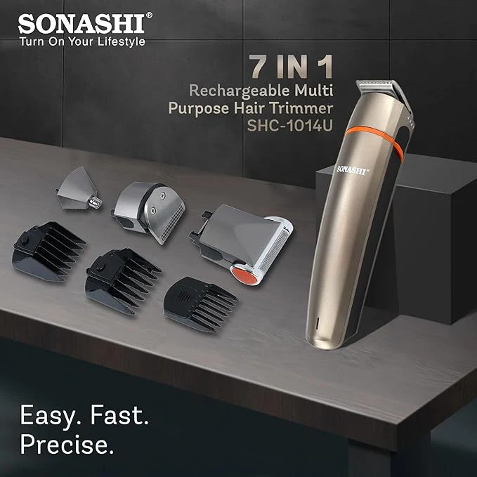 SONASHI 7 in 1 Rechargeable Hair Clipper Set- SHC-1014U - Image 4