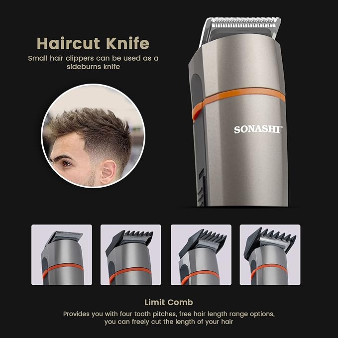 SONASHI 7 in 1 Rechargeable Hair Clipper Set- SHC-1014U - Image 5