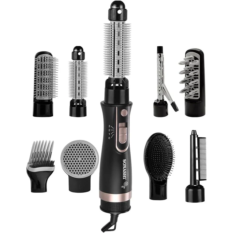 Sonashi 9 In 1 Electric Hair Styler SHS-2091 Black