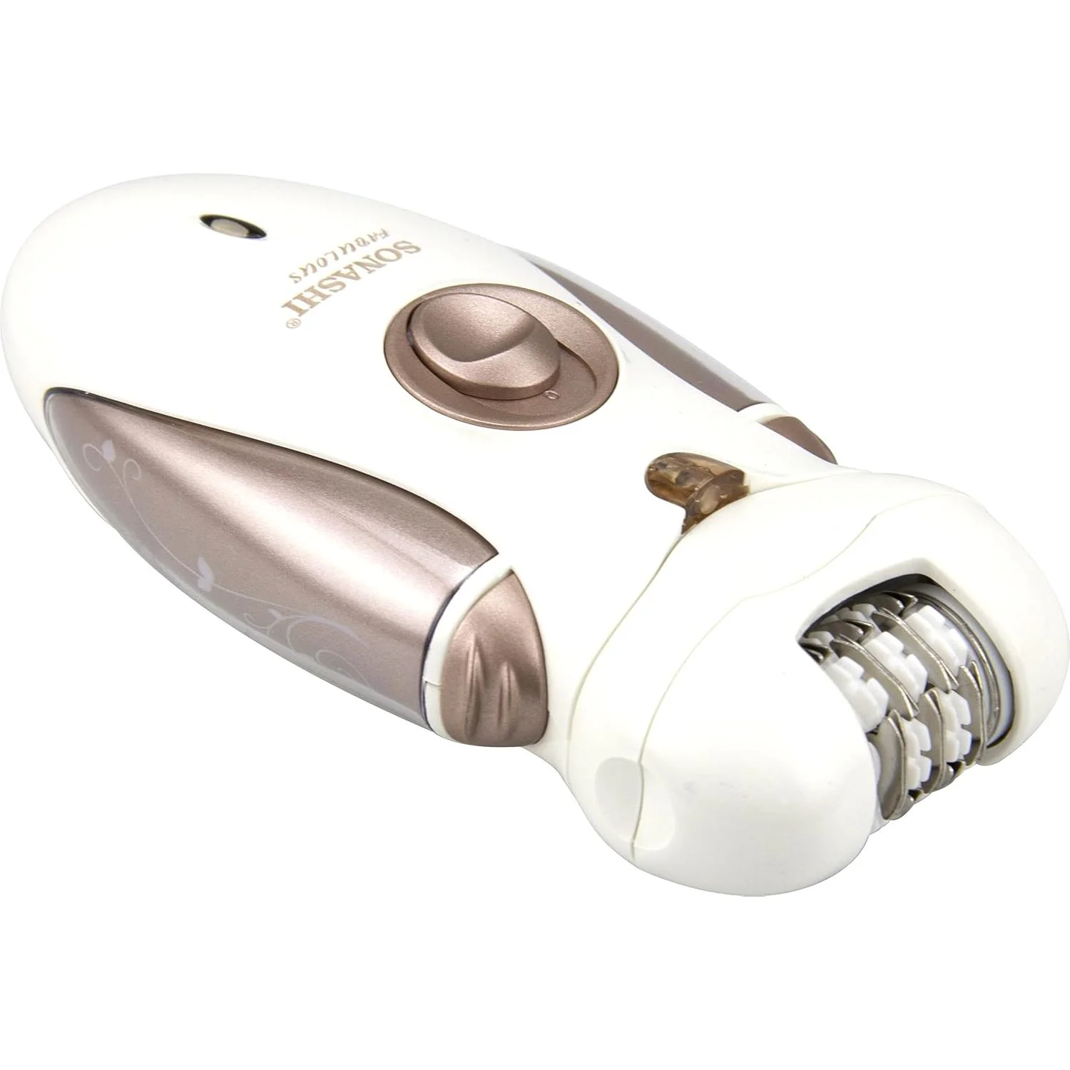 Sonashi Fabulous Epilator and Trimmer SLD-824 - Washable Epilator w/ 3 Attachments, Stainless Steel Blades, LED Light | Personal Care - Image 3