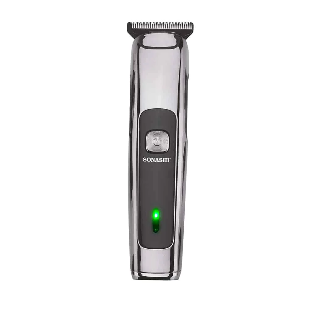 SONASHI Rechargeable Hair Clipper, Stainless Steel blade, 3 Comb Attachment- SHC-1043N - Image 2