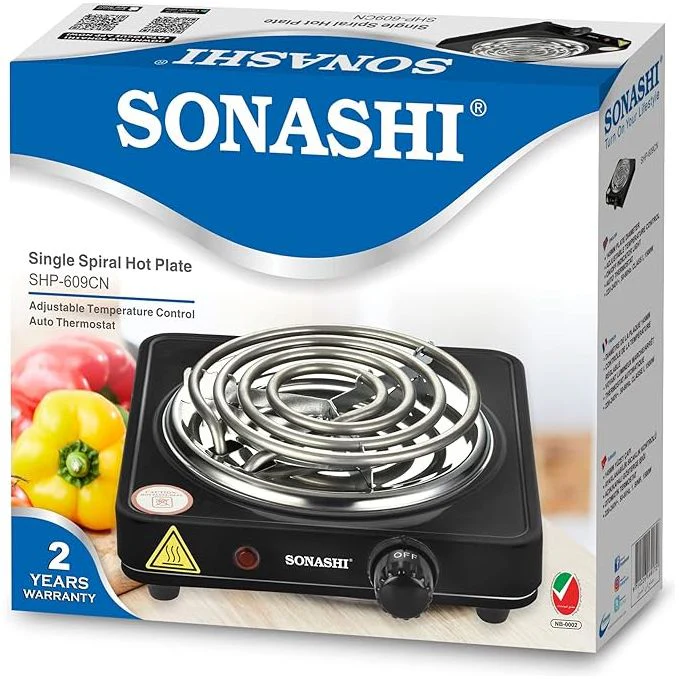 SONASHI SINGLE SPIRAL HOT PLATE, SHP-609C - Image 7