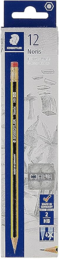 Staedtler Noris Pencil With Rubber Tip Pack of 12