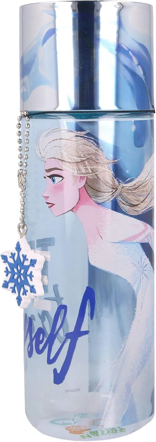 Stor Ecozen Clear Plastic Water Bottle 590ml, Disney Frozen Series