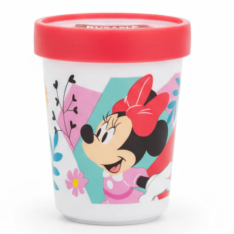 Stor Non-Slip Mickey Mouse Kids Plastic Tumbler – Fun Cartoon Design with Grip Base 250 ml
