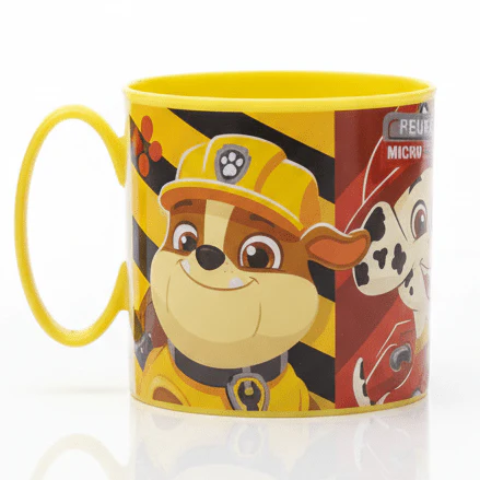 Stor Non-Slip Yellow Paw Patrol Kids Plastic Mug – Adventure Theme Durable Mug 390 ml