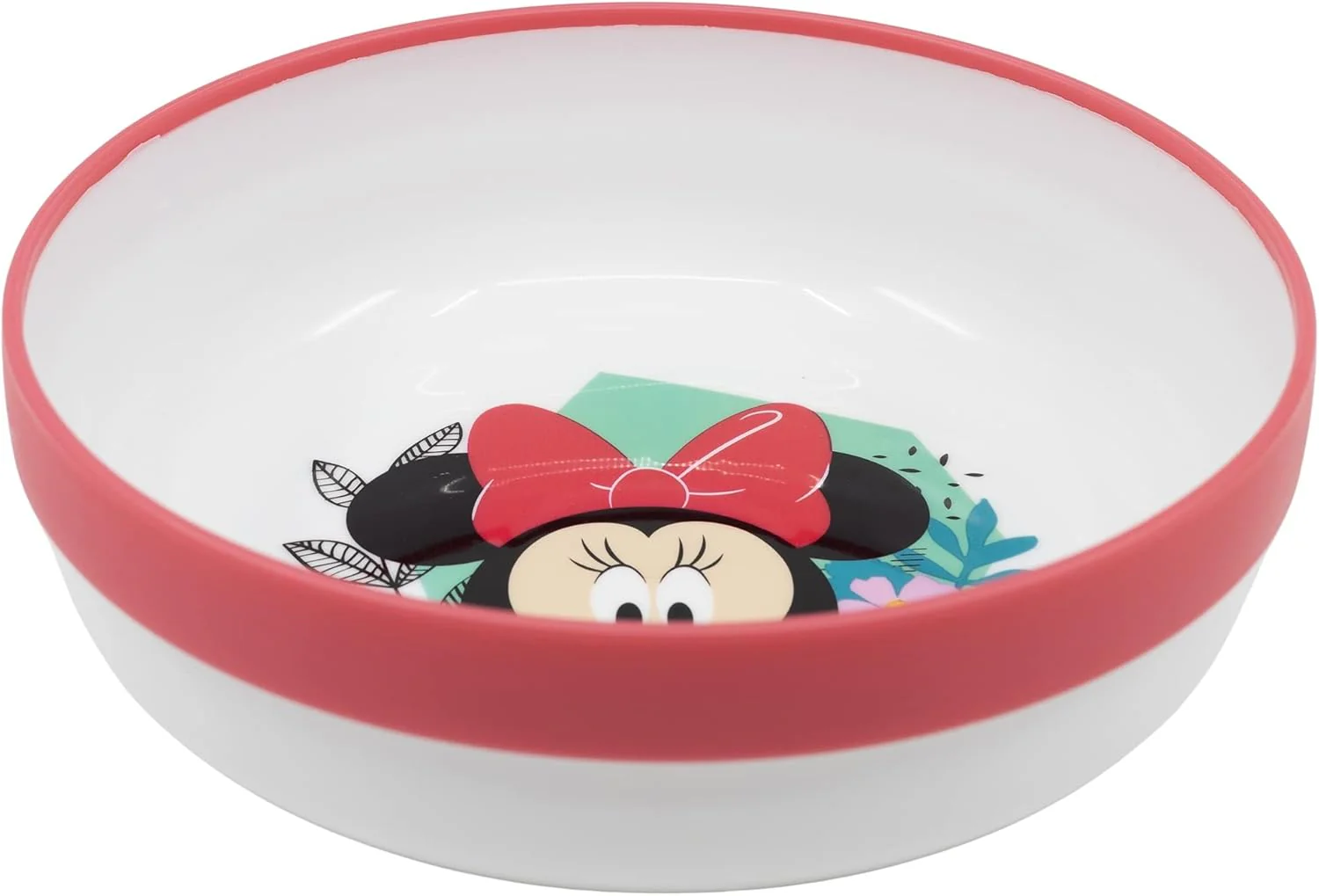 Stor Non-Slip Plastic Bicolor Premium Bowl Minnie Mouse 6"