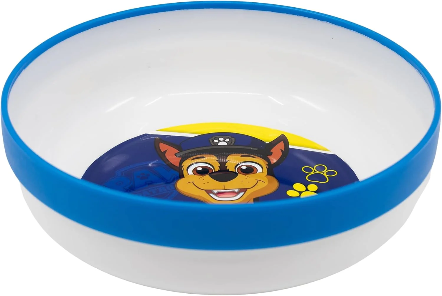 Stor Non-Slip Plastic Bicolor Premium Bowl Paw Patrol Pup Power  6"